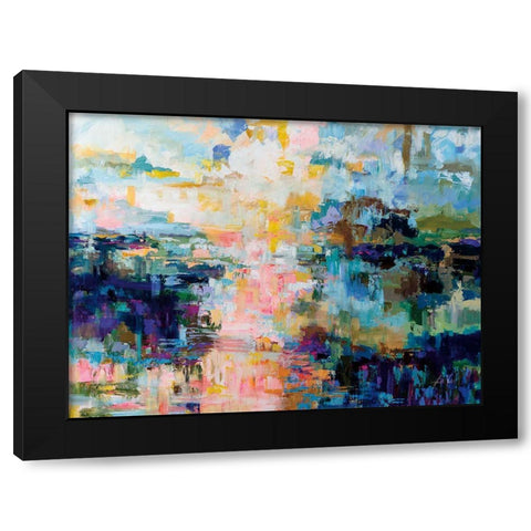 Joy of My Life Black Modern Wood Framed Art Print with Double Matting by Vertentes, Jeanette