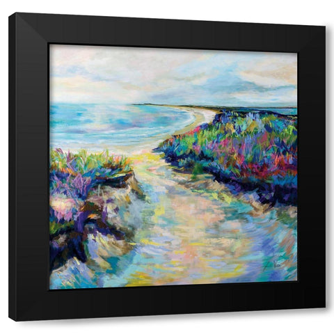 Sunday Afternoon Black Modern Wood Framed Art Print with Double Matting by Vertentes, Jeanette