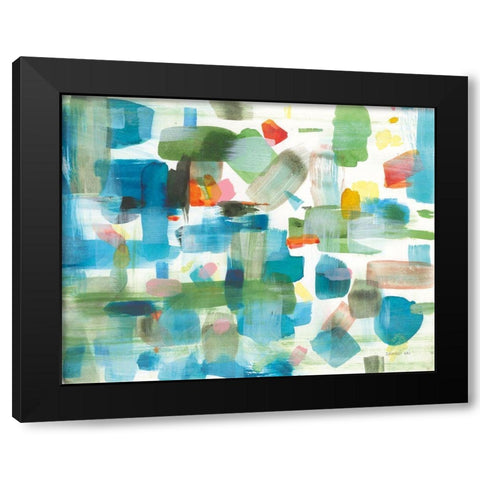 Life of Color II Black Modern Wood Framed Art Print by Nai, Danhui