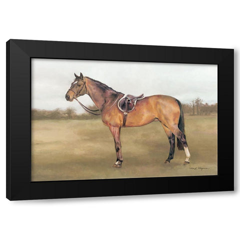 French Trotter Light Black Modern Wood Framed Art Print by Hageman, Marilyn