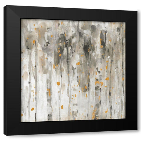 The Autumn Blaze Forest II Black Modern Wood Framed Art Print with Double Matting by Audit, Lisa