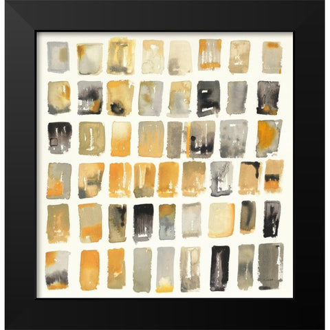 City Windows I Autumn Black Modern Wood Framed Art Print by Novak, Shirley