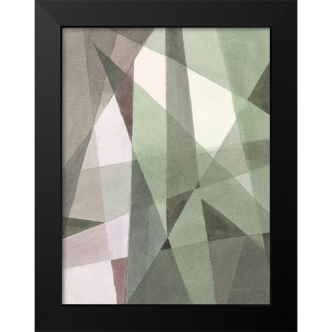 Light Angle I Reseda Black Modern Wood Framed Art Print by Nai, Danhui