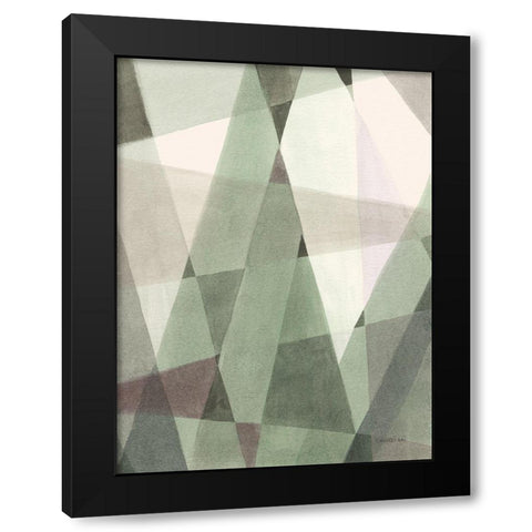 Light Angle II Reseda Black Modern Wood Framed Art Print by Nai, Danhui
