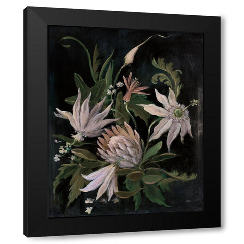 Flower Show I Crop Neutral Black Modern Wood Framed Art Print by Purinton, Julia