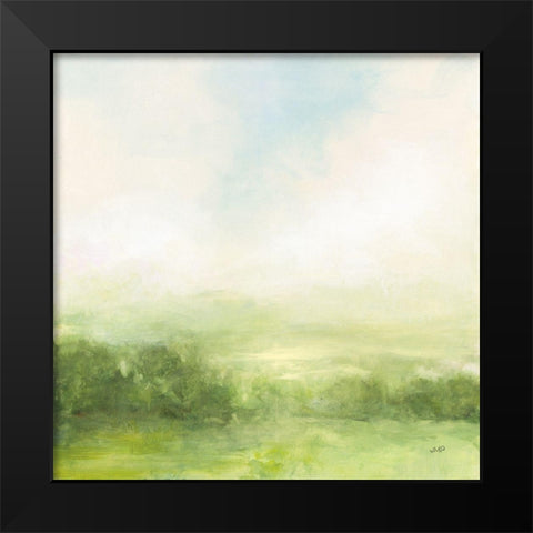 Fields of Green I Black Modern Wood Framed Art Print by Purinton, Julia