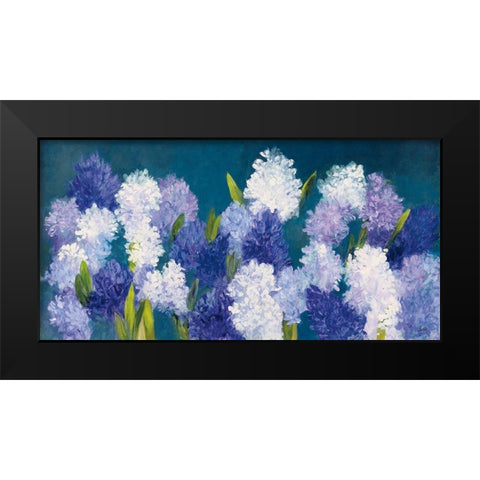 Bold Hyacinth Crop Black Modern Wood Framed Art Print by Purinton, Julia