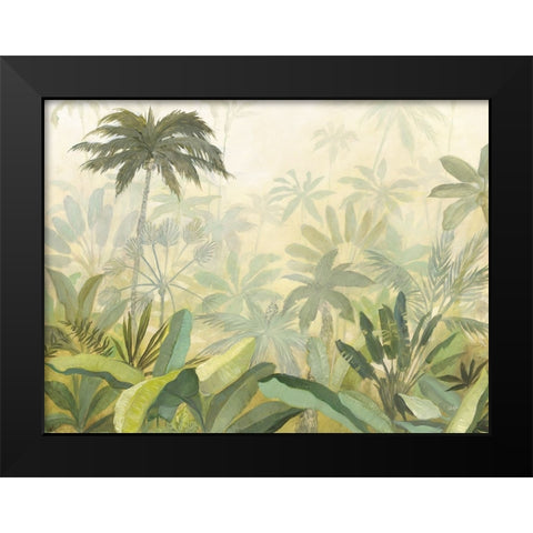 Lush Tropics Black Modern Wood Framed Art Print by Purinton, Julia