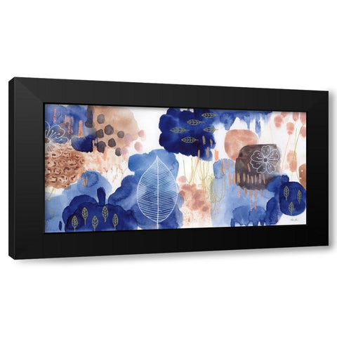 Essence of Life I Black Modern Wood Framed Art Print with Double Matting by Horn, Laura
