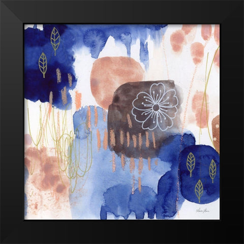 Essence of Life II Black Modern Wood Framed Art Print by Horn, Laura