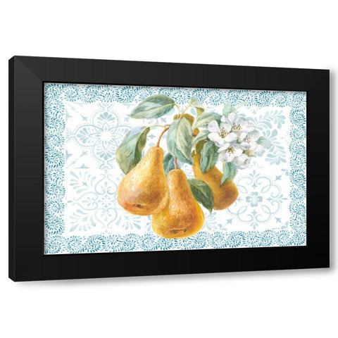 Blooming Orchard I Black Modern Wood Framed Art Print by Nai, Danhui