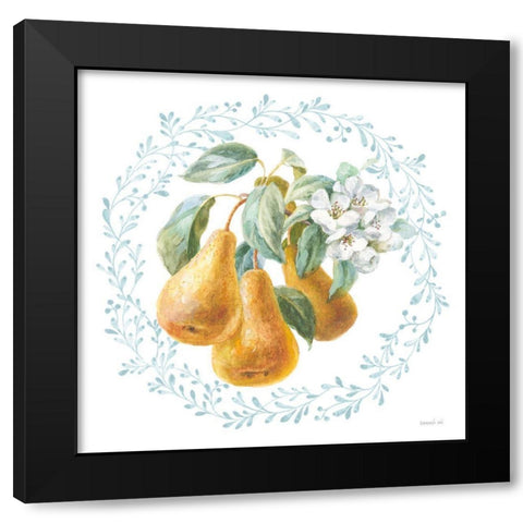 Blooming Orchard IV Black Modern Wood Framed Art Print by Nai, Danhui