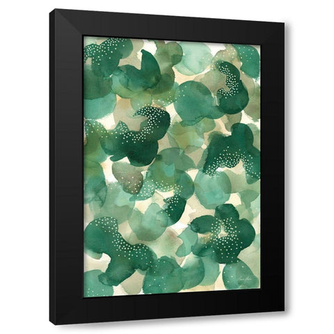 Leaf Canopy Black Modern Wood Framed Art Print by Horn, Laura