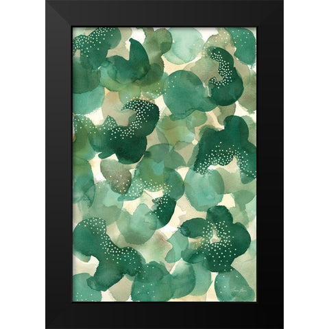 Leaf Canopy Black Modern Wood Framed Art Print by Horn, Laura
