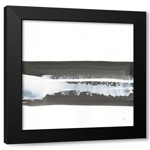 Plain and Simple I Black Modern Wood Framed Art Print with Double Matting by Paschke, Chris