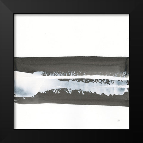 Plain and Simple I Black Modern Wood Framed Art Print by Paschke, Chris