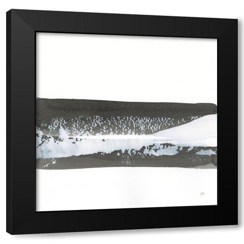 Plain and Simple II Black Modern Wood Framed Art Print by Paschke, Chris