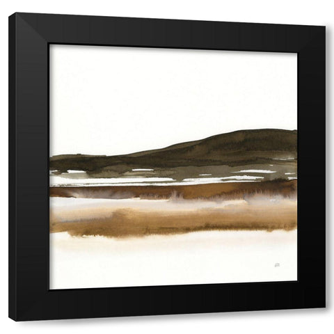 Marsh I Black Modern Wood Framed Art Print with Double Matting by Paschke, Chris