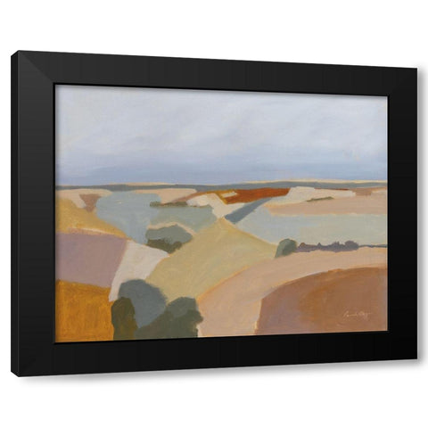 Western Slope Black Modern Wood Framed Art Print by Munger, Pamela