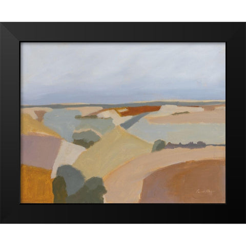 Western Slope Black Modern Wood Framed Art Print by Munger, Pamela