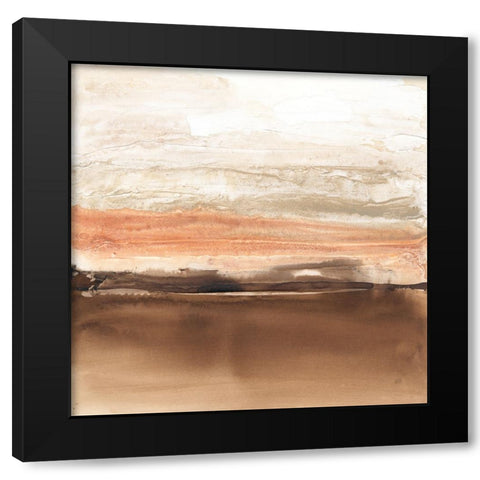 Sand Shadows II Black Modern Wood Framed Art Print with Double Matting by Paschke, Chris