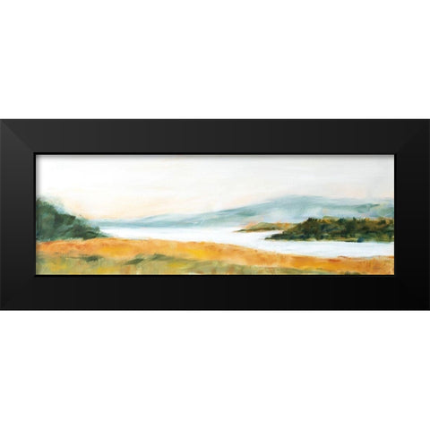 Secret River Black Modern Wood Framed Art Print by Schlabach, Sue