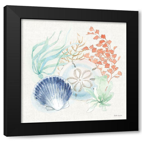 Seaside II Black Modern Wood Framed Art Print by Grove, Beth