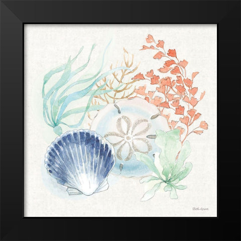 Seaside II Black Modern Wood Framed Art Print by Grove, Beth