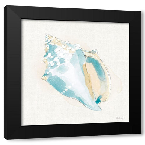 Seaside VIII Black Modern Wood Framed Art Print with Double Matting by Grove, Beth