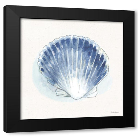 Seaside XI Black Modern Wood Framed Art Print with Double Matting by Grove, Beth