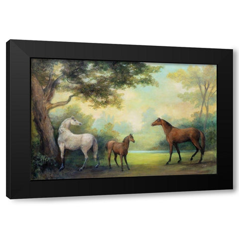Near the Pasture Black Modern Wood Framed Art Print by Purinton, Julia