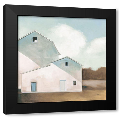 Barn Shadows Neutral Black Modern Wood Framed Art Print by Purinton, Julia