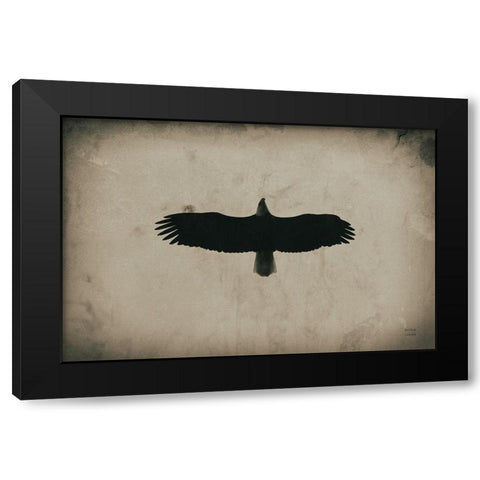 Eagle Pass Black Modern Wood Framed Art Print by Larson, Nathan