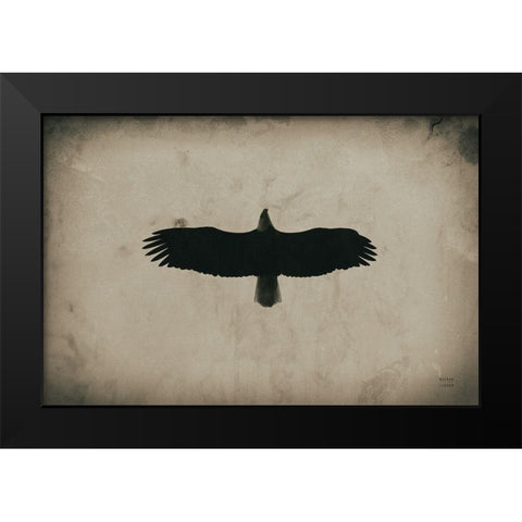 Eagle Pass Black Modern Wood Framed Art Print by Larson, Nathan