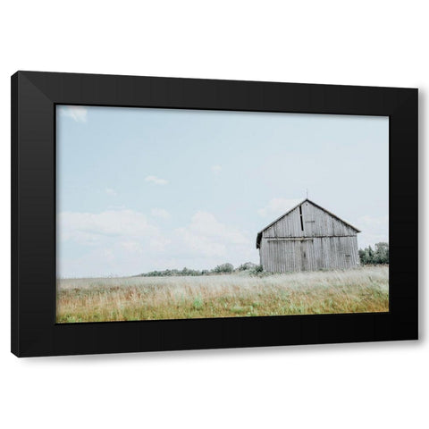 Hideout Black Modern Wood Framed Art Print by Larson, Nathan