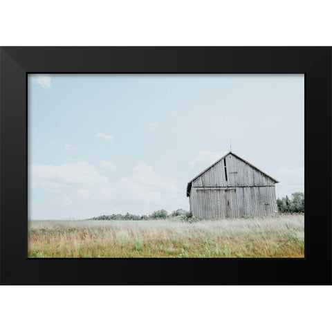 Hideout Black Modern Wood Framed Art Print by Larson, Nathan