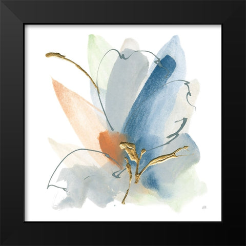 Color Spray II Black Modern Wood Framed Art Print by Paschke, Chris