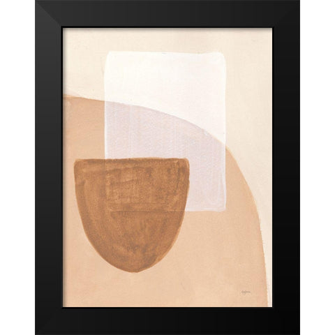 Sandy Balance III Black Modern Wood Framed Art Print by Urban, Mary