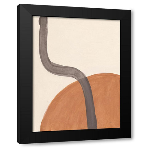 Sandy Balance IV Black Modern Wood Framed Art Print with Double Matting by Urban, Mary