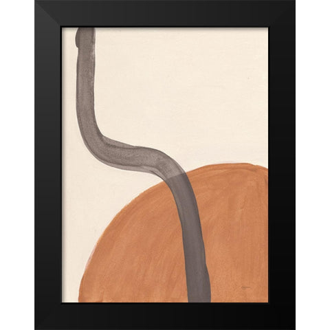 Sandy Balance IV Black Modern Wood Framed Art Print by Urban, Mary