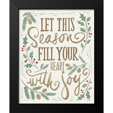 Wonderful Time IV Light Heart Black Modern Wood Framed Art Print by Tavoletti, Anne