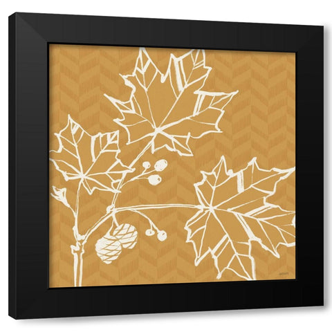 Autumn Tones IV Black Modern Wood Framed Art Print with Double Matting by Tavoletti, Anne