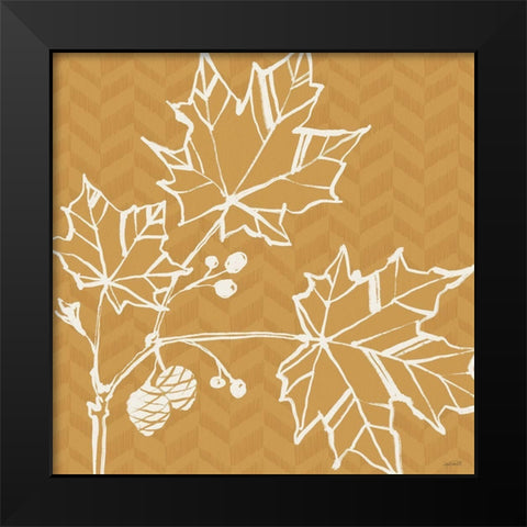 Autumn Tones IV Black Modern Wood Framed Art Print by Tavoletti, Anne