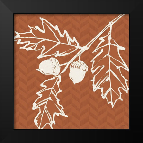 Autumn Tones V Black Modern Wood Framed Art Print by Tavoletti, Anne