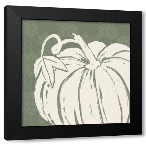 Autumn Tones VII Black Modern Wood Framed Art Print by Tavoletti, Anne