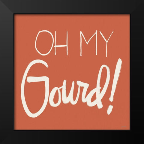 Autumn Tones IX Black Modern Wood Framed Art Print by Tavoletti, Anne