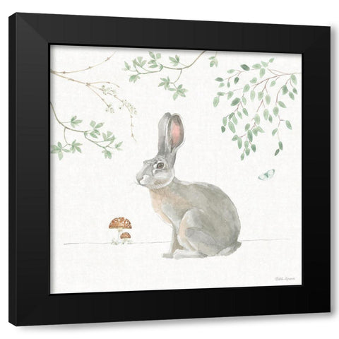 Woodland Love III Black Modern Wood Framed Art Print by Grove, Beth