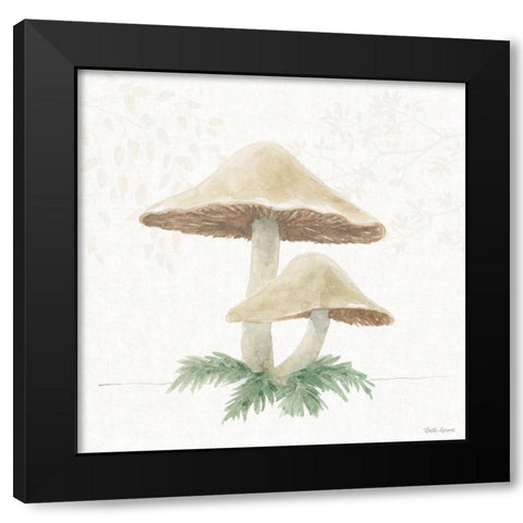 Woodland Love VI Black Modern Wood Framed Art Print with Double Matting by Grove, Beth