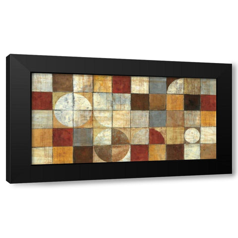 Tango Neutral Black Modern Wood Framed Art Print by Schick, Mike