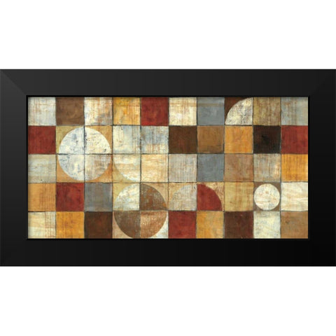 Tango Neutral Black Modern Wood Framed Art Print by Schick, Mike